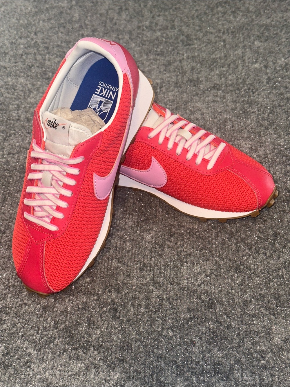 Nike Women’s LD-1000 Red and Pink Retro Runner Sneakers